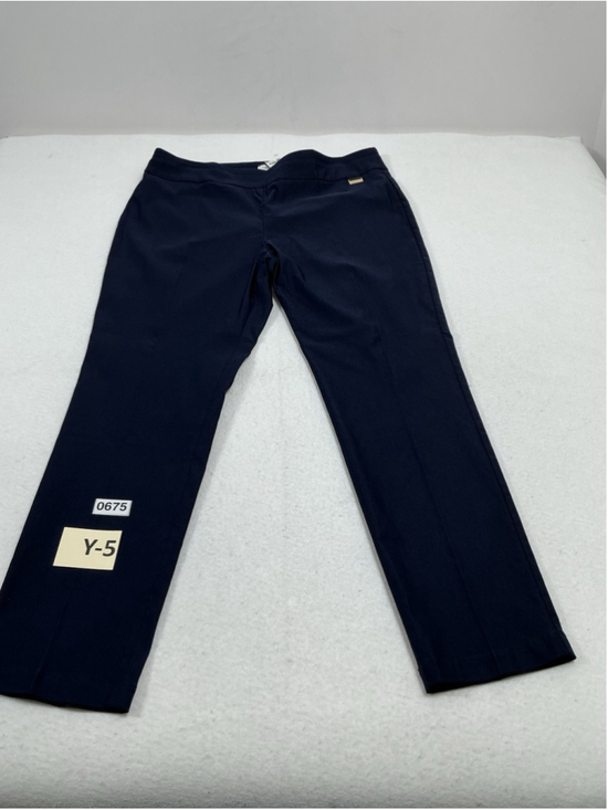 Calvin Klein Pants - Womans NWT Calvin Klein Dress Pants XL Navy Pullon Elastic Waist